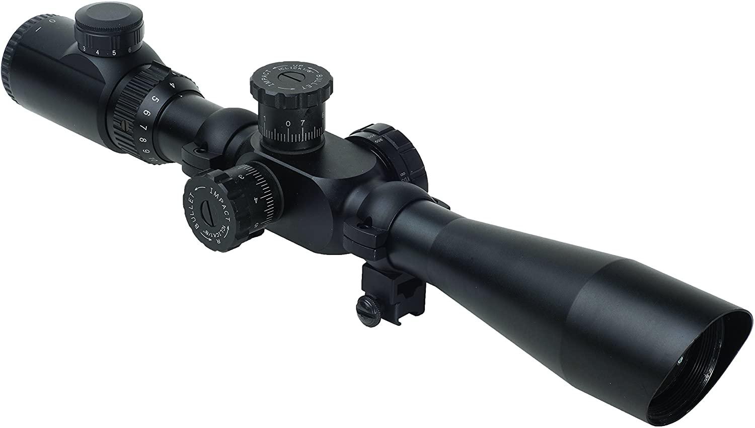 Hatsan Optima 4-16x44E-SFT Air Rifle Scope 30mm Illuminated Mil-Dot Black