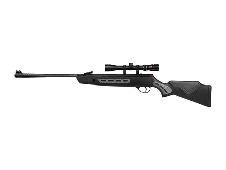 Hatsan 1000S Spring Striker .25 Cal Air Rifle Combo Black Synthetic with Optima 3-9x32 Scope 750fps