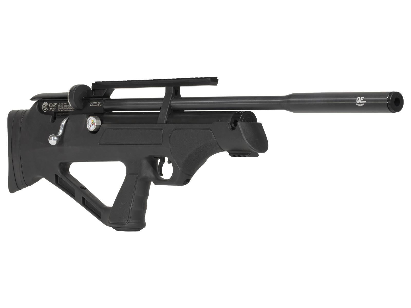 Hatsan FlashPup Synthetic .25 Cal QE Bullpup PCP Air Rifle with 2 Magazines