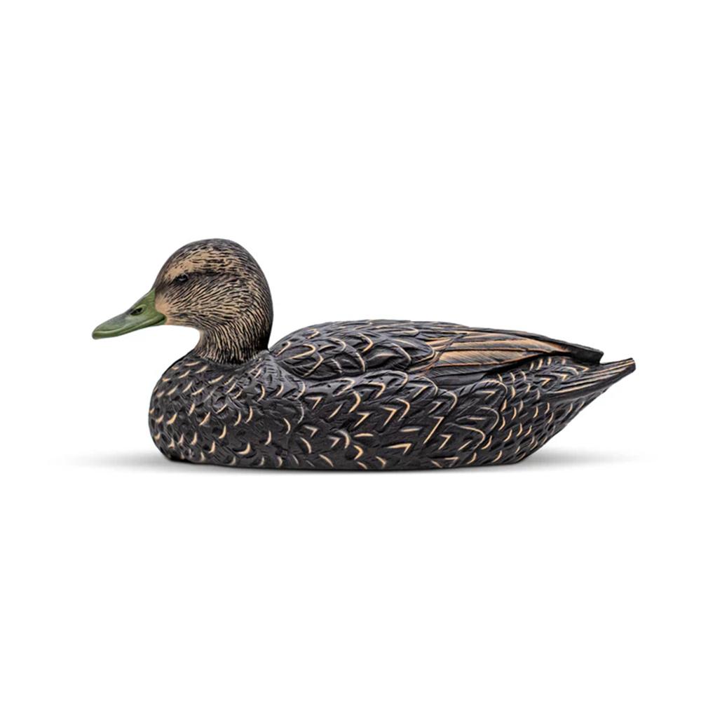 Rig'Em Right Mainline Series Black Duck Decoys 6-Pack EVA Plastic