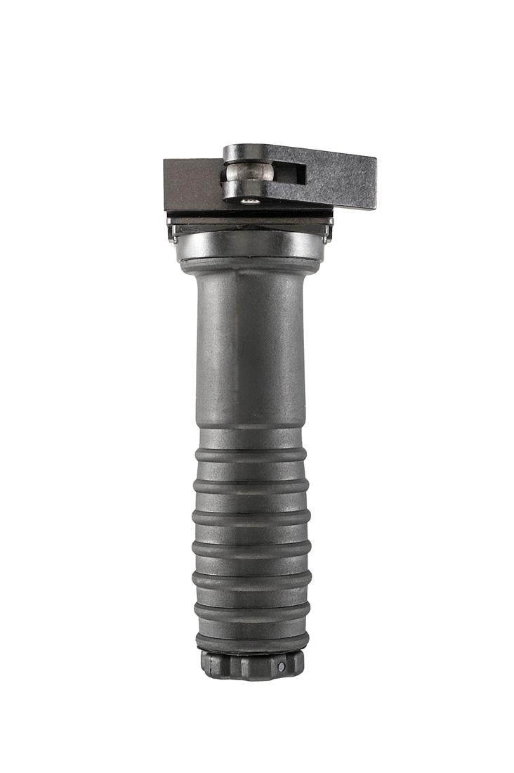 Ergo Straight Broom Handle XPRESS Mount Vertical Forward Grip Black