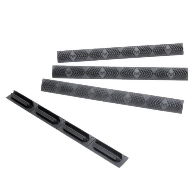 Ergo Modular Wedgelok M-LOK Rail Covers Graphite Grey - 4-Pack