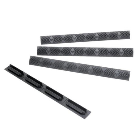 Ergo Modular Wedgelok M-LOK Rail Covers Graphite Grey - 4-Pack