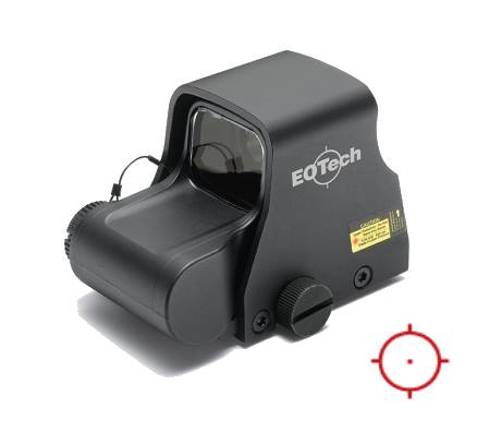 XPS3 (2)1MOA CR123 NT VIS BLK NIGHT VISION COMPATIBLE