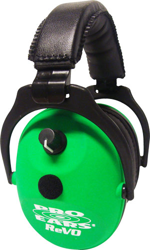 Pro Ears Revo Electronic Earmuff Neon Green