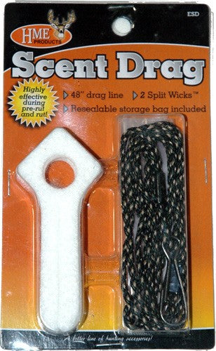 HME Economy Scent Drag with 48 Inch Drag Line and Split Wicks
