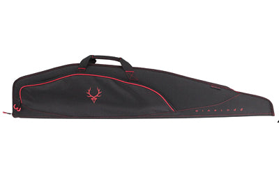 Evolution Outdoor Diablo II Rifle Case, Fits Most Rifles Up to 48", Black and Red, 600D Polyester