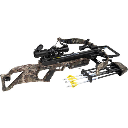 Excalibur Micro Suppressor Extreme Crossbow Strata with Tact100 Scope and Charger EXT