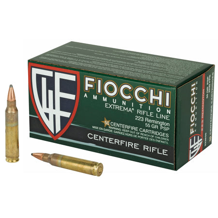 Fiocchi Field Dynamics .223 Remington 55 gr JSP ammo