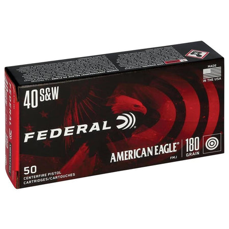 Federal AMERICAN EAGLE 40 S&W 180GR FMJ
