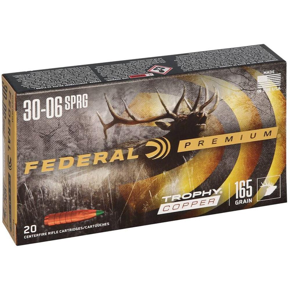 Federal Premium .30-06 Springfield 165 gr PolyTip ammo