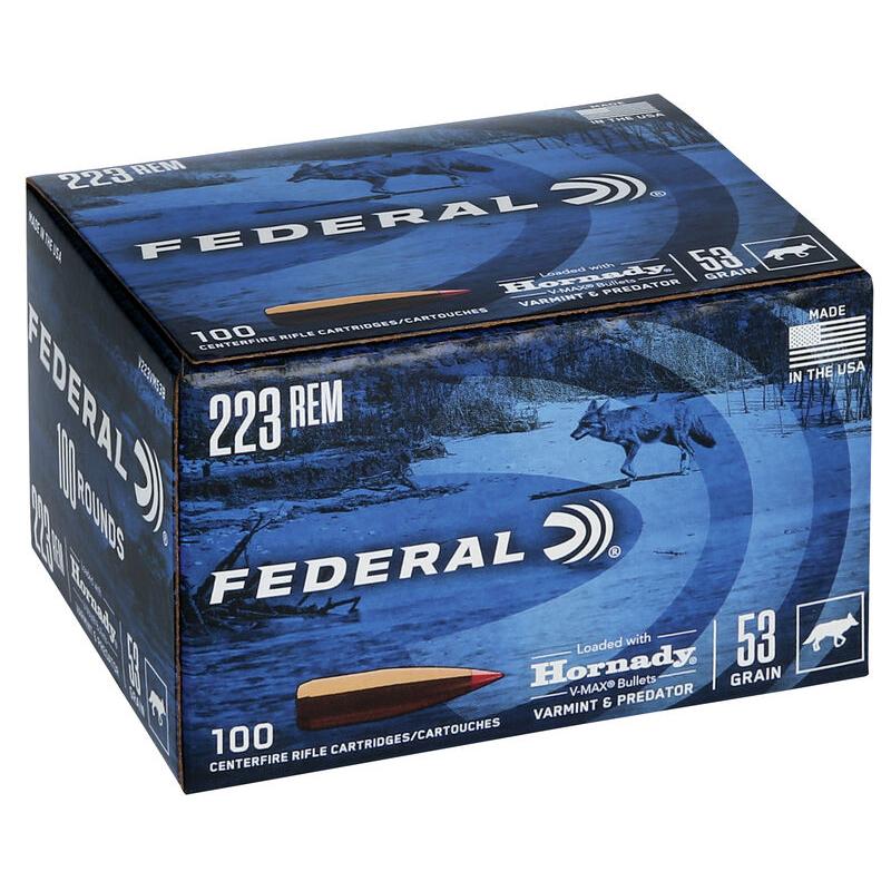 Federal Varmint & Predator .223 Remington 53 gr PolyTip ammo