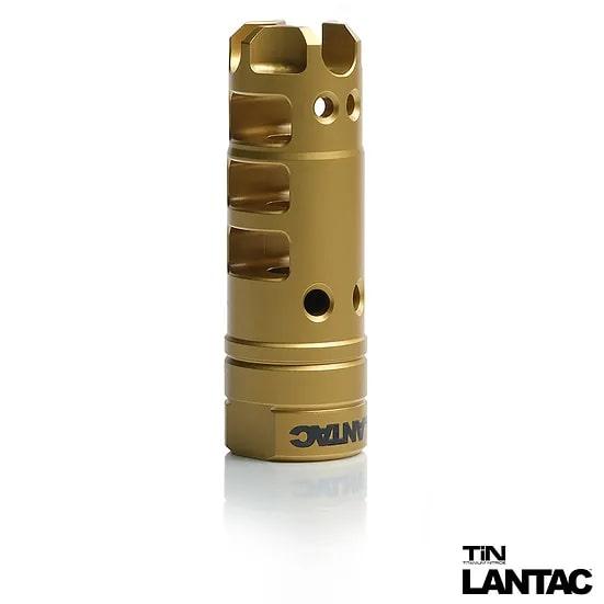Lantac Dragon Muzzle Brake .223/5.56 1/2-28 Gold Titanium Nitride Finish