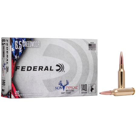 Federal 65CDT1 Non Typical Soft Point SP 140 Grain 6.5mm Creedmoor