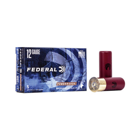 Federal Power-Shok Maximum Rifled Slug Hollow Point 12 Gauge 2.75 in / 2.75 in Slug 1 oz