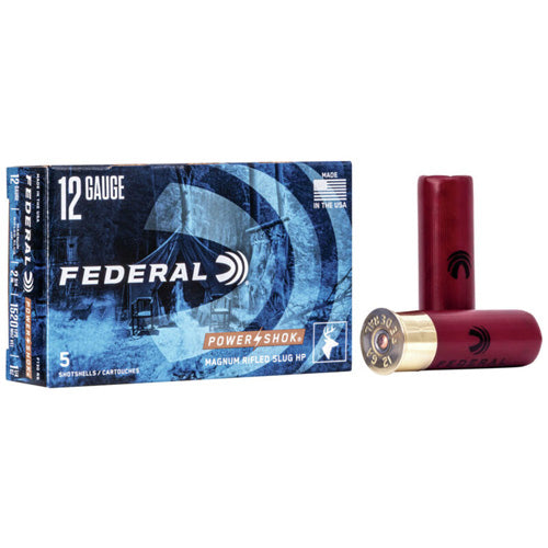 Federal F130RS Power-Shok Shotshell 12 Gauge 2.75" 1-1/4oz Rifled Slug 1520 fps