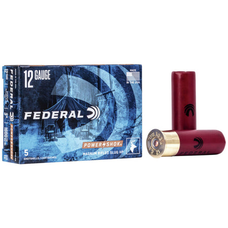Federal F131RS Power-Shok Shotshell 12 Gauge 3" 1-1/4oz Rifled Slug 1600 fps