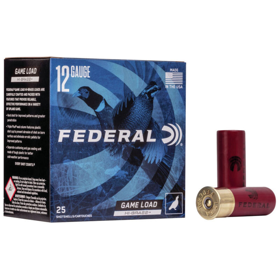 Federal H1265 Game-Shok High Brass 12 Gauge 2.75" 1-1/4oz 5 Shot 1330 fps