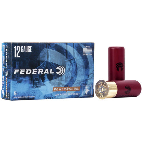 Federal H13200 Power-Shok Low Recoil 12 Gauge 2.75" 1-3/16oz 00 Buck Shot 1140 fps