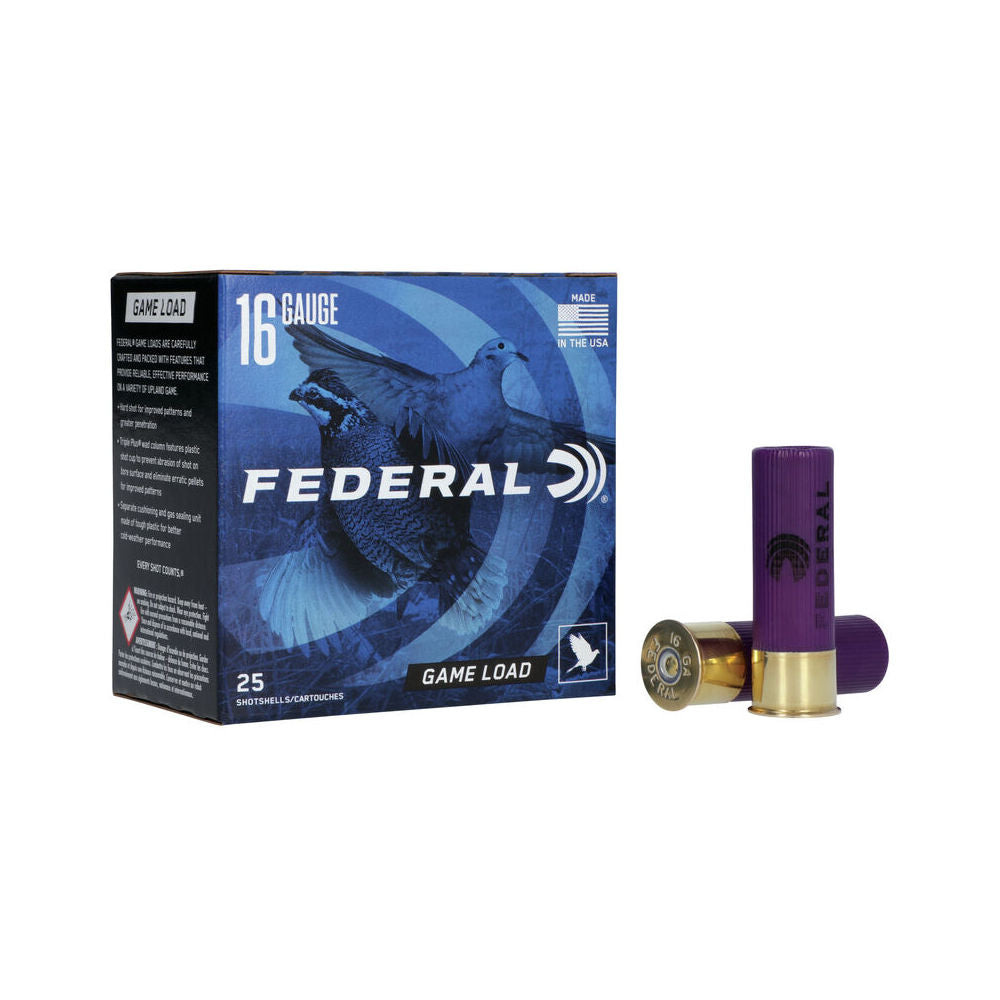 Federal H1607.5 Game-Shok Upland 16 Gauge 2.75" 1oz 7.5 Shot 1165 fps
