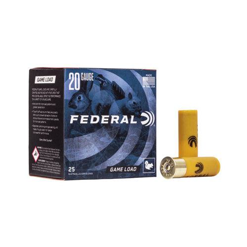 Federal Game-Shok Upland Load 20 Gauge (20 ga.) 2.75 in. 7/8 oz. 7.5 Shot 25 rd.