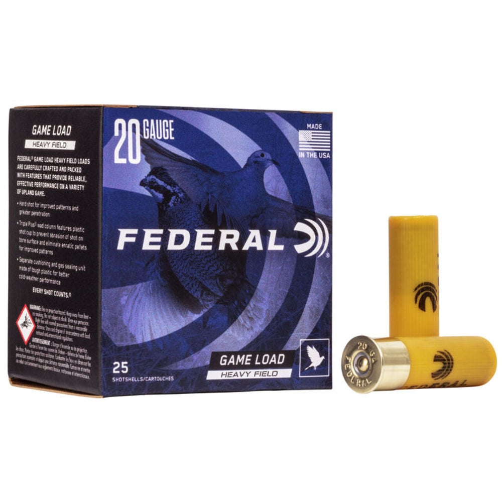 Federal Game-Shok Game Load Upland Heavy Field 20 Gauge 2.75 in / 2.75 in #7.5 1 oz