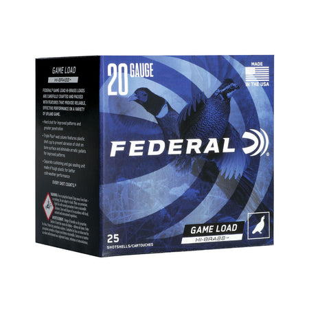 Federal H2585 Game-Shok High Brass 20 Gauge 3" 1-1/4oz 5 Shot 1300 fps