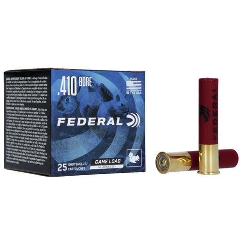 Federal Game-Shok Game Load Lead ShotUpland High Brass .410 Bore 2.5 in / 2.5 in #7.5 1/2 oz