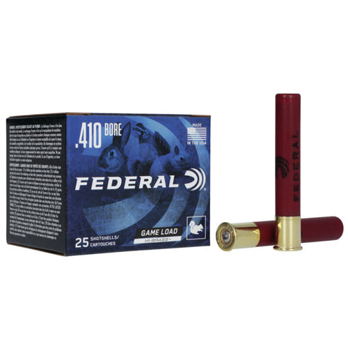 Federal Game-Shok Game Load Lead ShotUpland High Brass .410 Bore 3 in / 3 in #5 11/16 oz