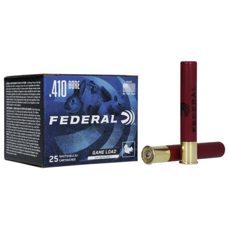 Federal Game-Shok Game Load Lead ShotUpland High Brass .410 Bore 3 in / 3 in #5 11/16 oz
