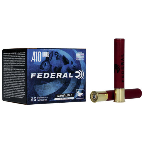 Federal Game-Shok Game Load Lead ShotUpland High Brass .410 Bore 3 in / 3 in #7.5 11/16 oz