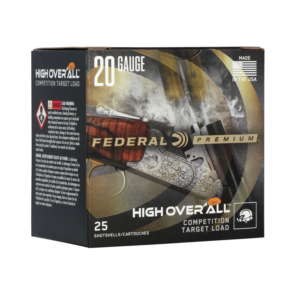Federal Premium High Over All 1275 #8 20 Gauge 7/8 oz 2.75 in