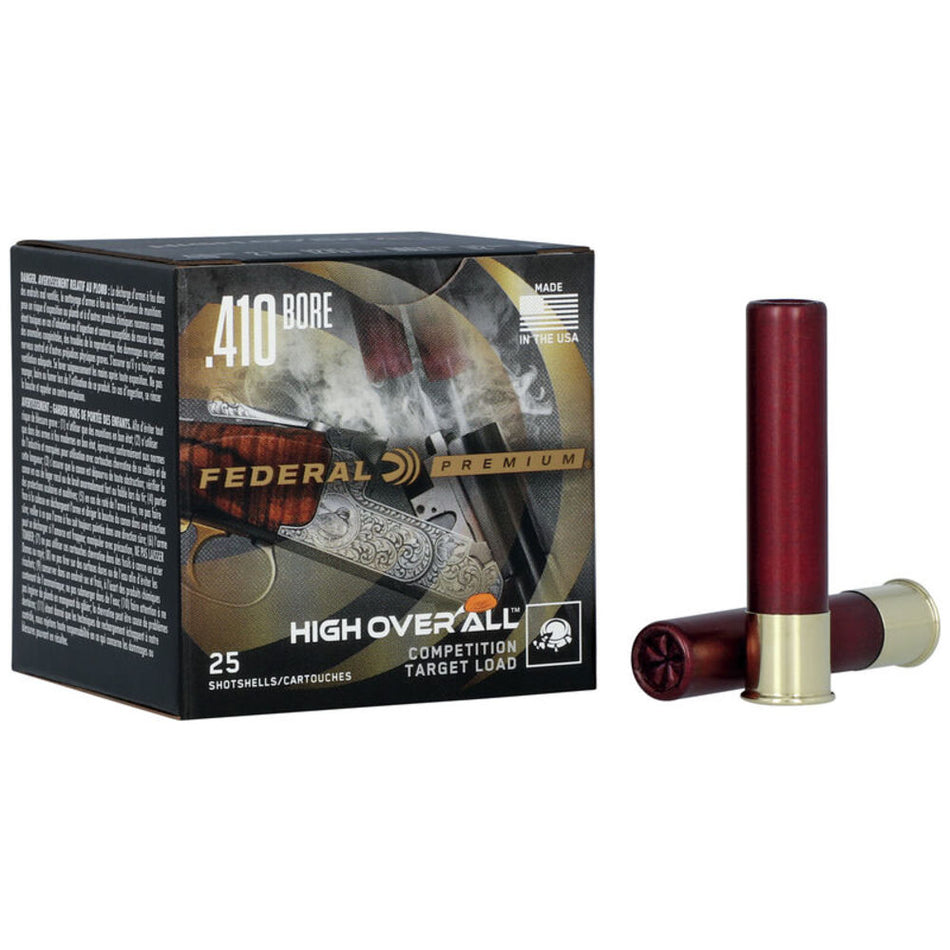 Federal Premium High Over All .410 Bore 2.5 in / 2.5 in #9 1/2 oz