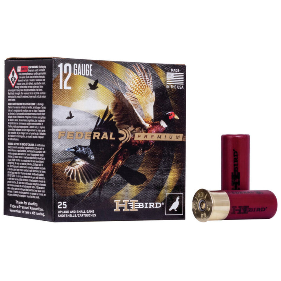 Federal HVF12H7.5 Premium Hi-Bird 12 Gauge 2.75" 1-1/4oz 7.5 Shot 1330 fps