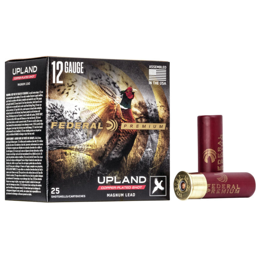 Federal Premium Upland High Velocity 12 Gauge 3 in / 3 in #4 1-5/8 oz
