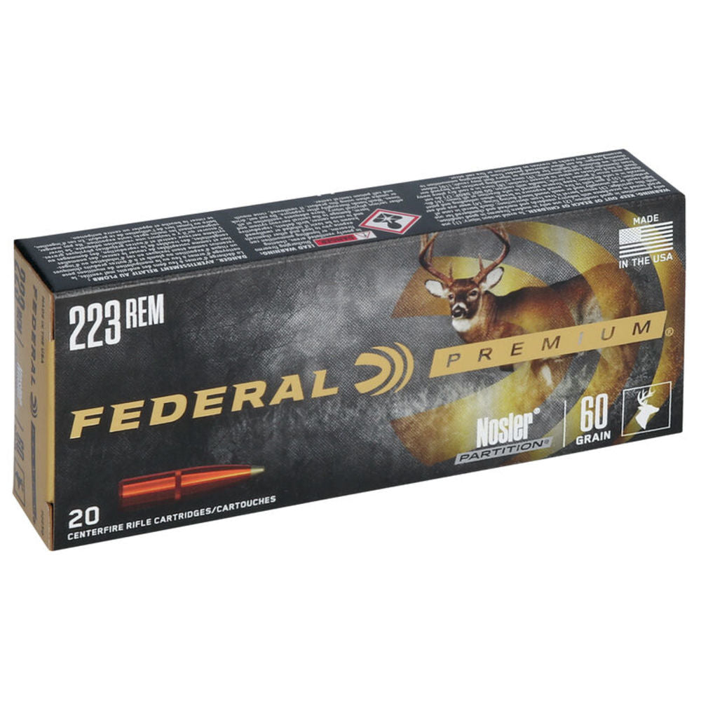 Federal Vital-Shok .223 Remington 60 gr JSP ammo