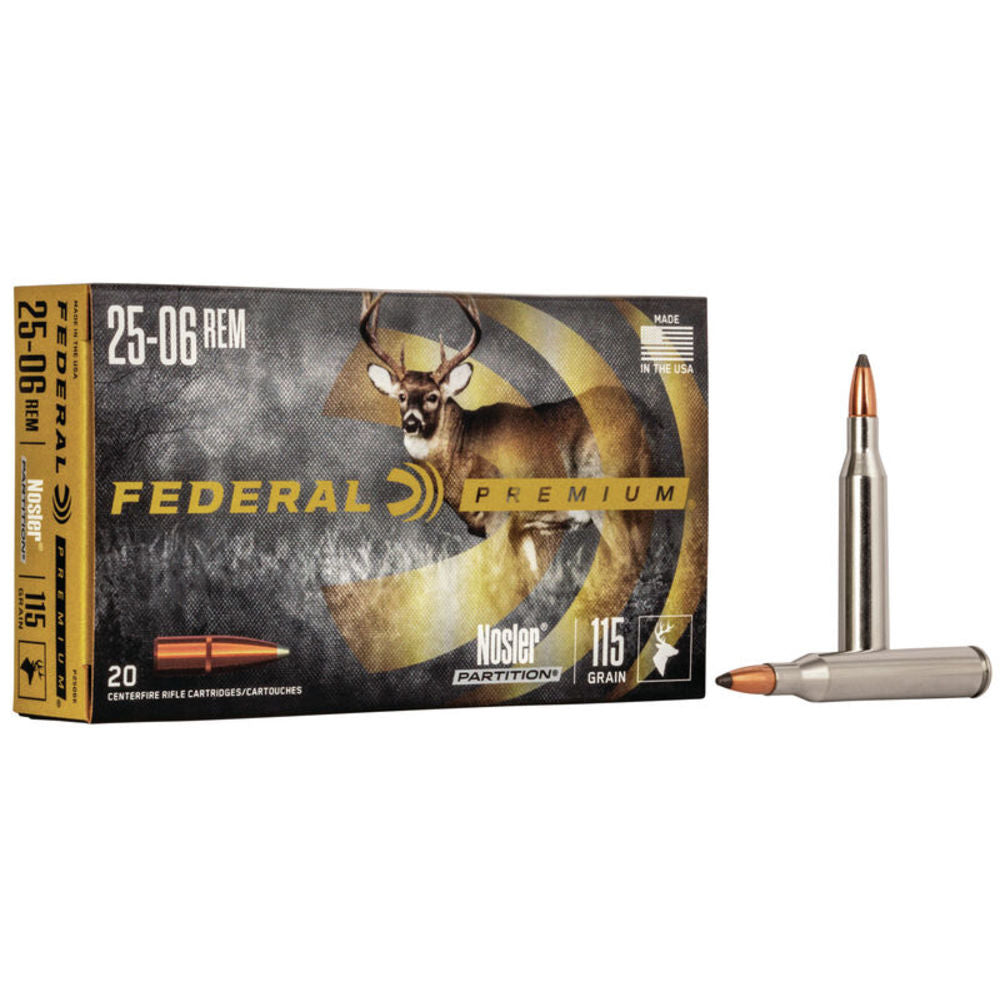 Federal Vital-Shok .25-06 Remington 115 Gr JSP