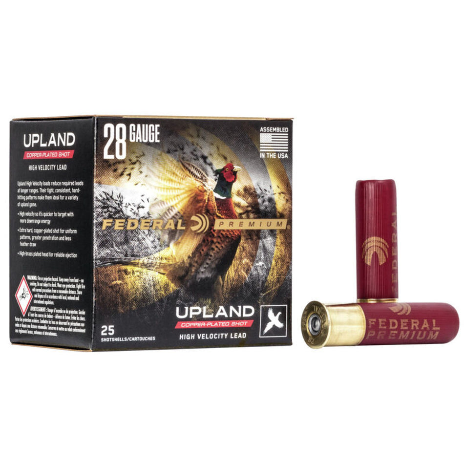 Federal Premium Upland Wing-Shok High Velocity 28 Gauge 2.75 in / 2.75 in #6 3/4 oz