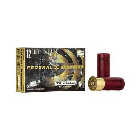 Federal Premium TruBall Vital-Shok TruBall Rifled Slug HP 12 Gauge 2.75 in / 2.75 in Slug 1 oz