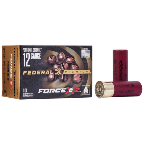 Federal PD12FX200 Premium Force X2 12 Gauge 2.75"  00 Buck Shot 1245 fps