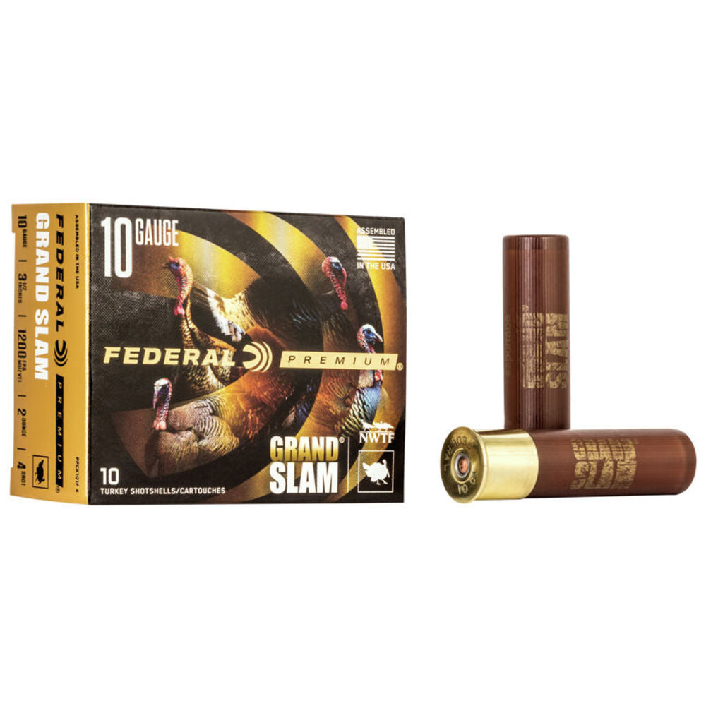 Federal 604544628265 Premium Grand Slam 10 Gauge 3.5" 2oz 5 Shot 1200 fps