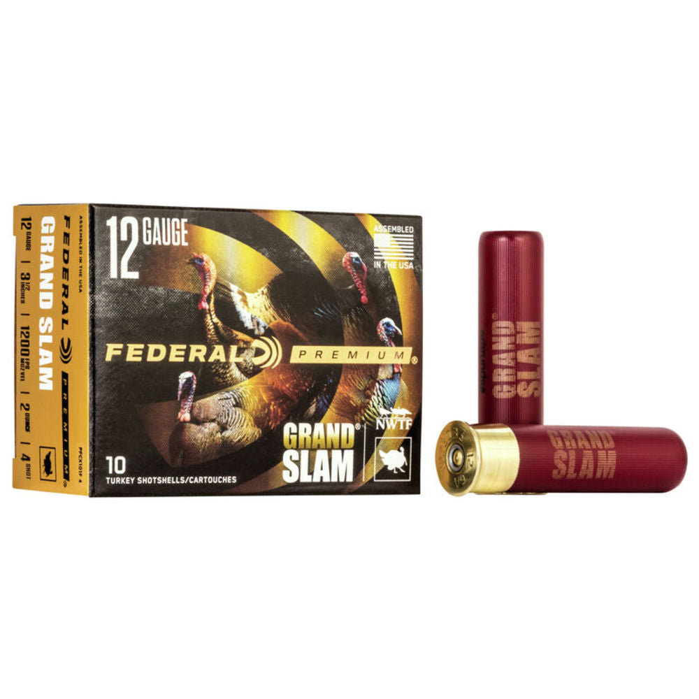 Federal PFCX139F4 Premium Grand Slam 12 Gauge 3.5" 2oz 4 Shot 1200 fps
