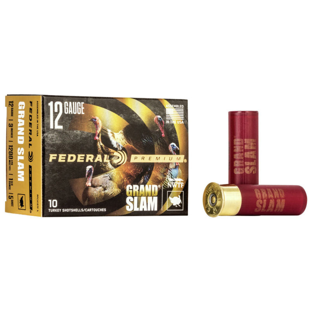 Federal PFCX157F5 Premium Grand Slam 12 Gauge 3" 1-3/4oz 5 Shot 1200 fps