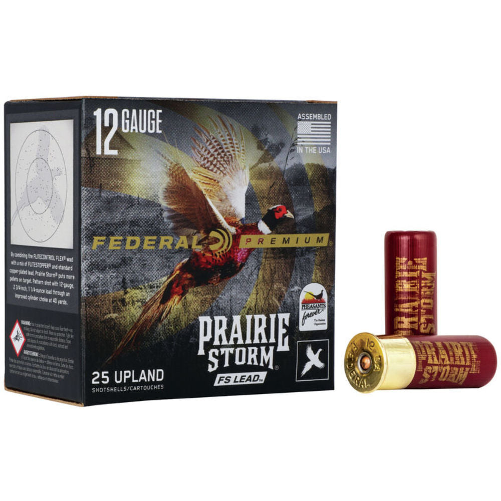 Federal Premium Prairie Storm FS 12 Gauge 2.75 in / 2.75 in #4 1-1/4 oz