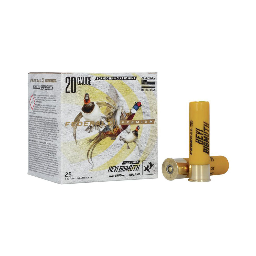 Federal PHBX2445 Premium HEVI-Bismuth 20 Gauge 3" 1-1/8oz 5 Shot 1350 fps