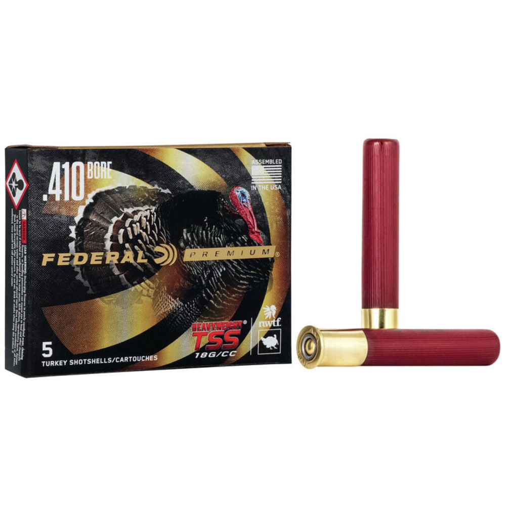 Federal PTSS419F7 Premium Turkey Heavyweight TSS .410 Bore 3" 13/16oz 7 Shot 1100 fps