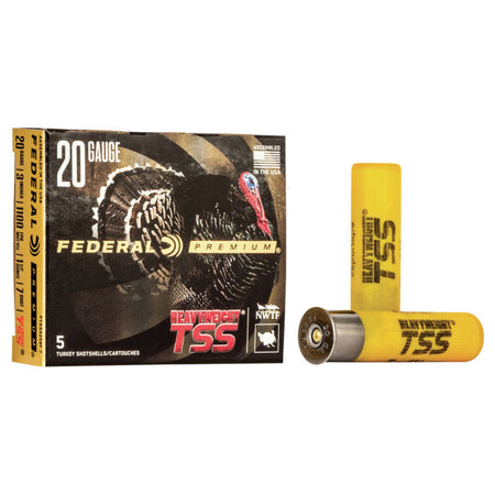 Federal PTSSX259F7 Premium Turkey Heavyweight TSS 20 Gauge 3" 1-1/2oz 7 Shot 1100 fps