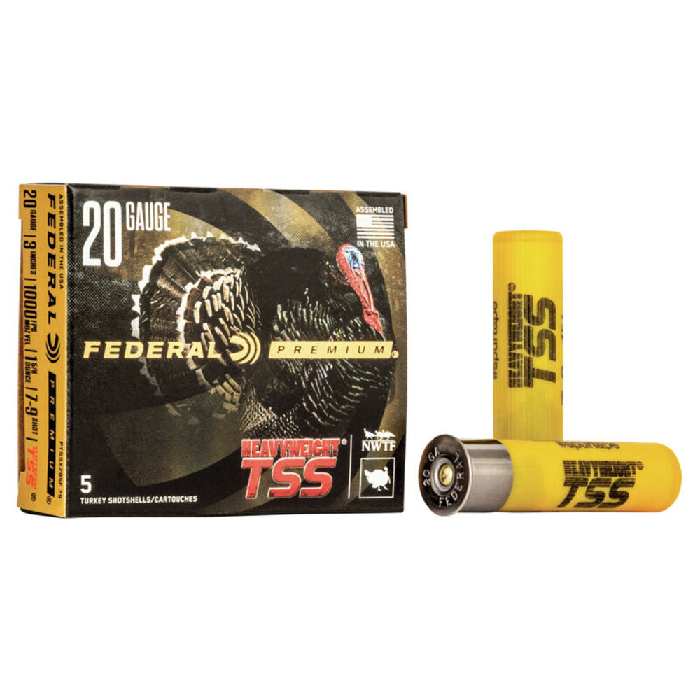 Federal PTSSX295F79 Premium Turkey Heavyweight TSS 20 Gauge 3" 1-5/8oz  1000 fps