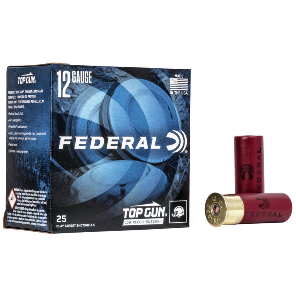 Federal Top Gun Low Recoil Subsonic 12 Gauge 2.75 in / 2.75 in #7.5 1-1/8 oz