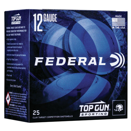 Federal TGSH128 Top Gun Sporting 12 Gauge 2.75" 1oz 8 Shot 1300 fps